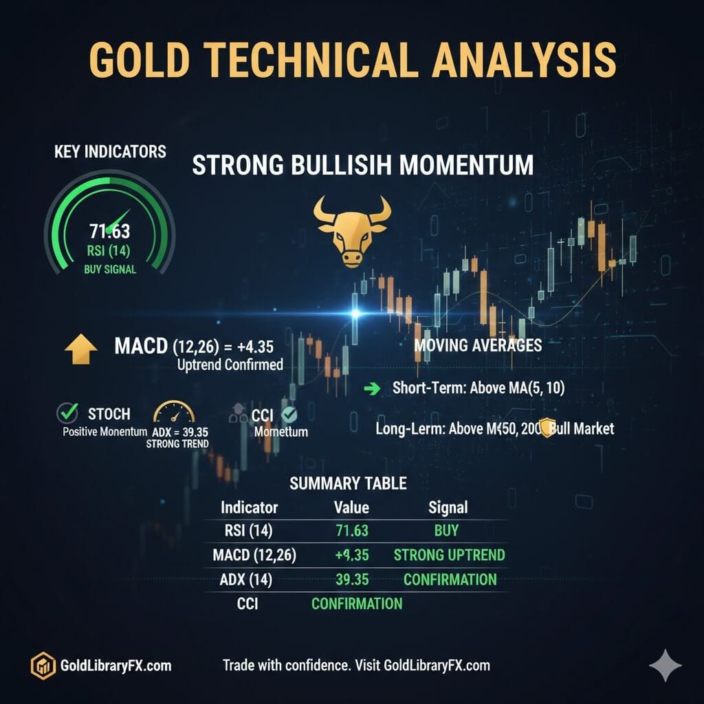 مخطط بياني يوضح اتجاه أسعار الذهب اليوم 15 يناير